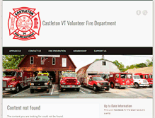 Tablet Screenshot of castletonfire.org